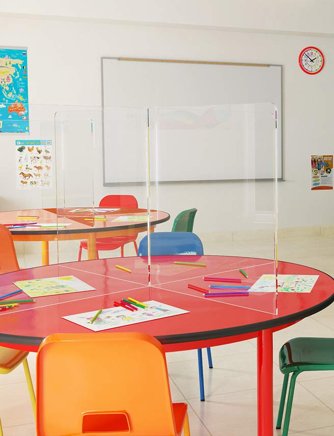 Safer Schools – Grid Desk Dividers